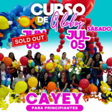 CURSO BÁSICO DE GLOBOS JULIO